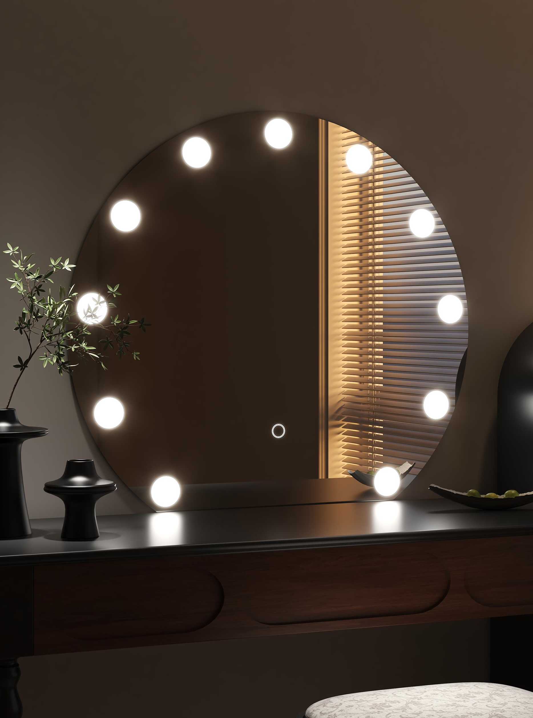 HALF CIRCLE SMART MIRROR